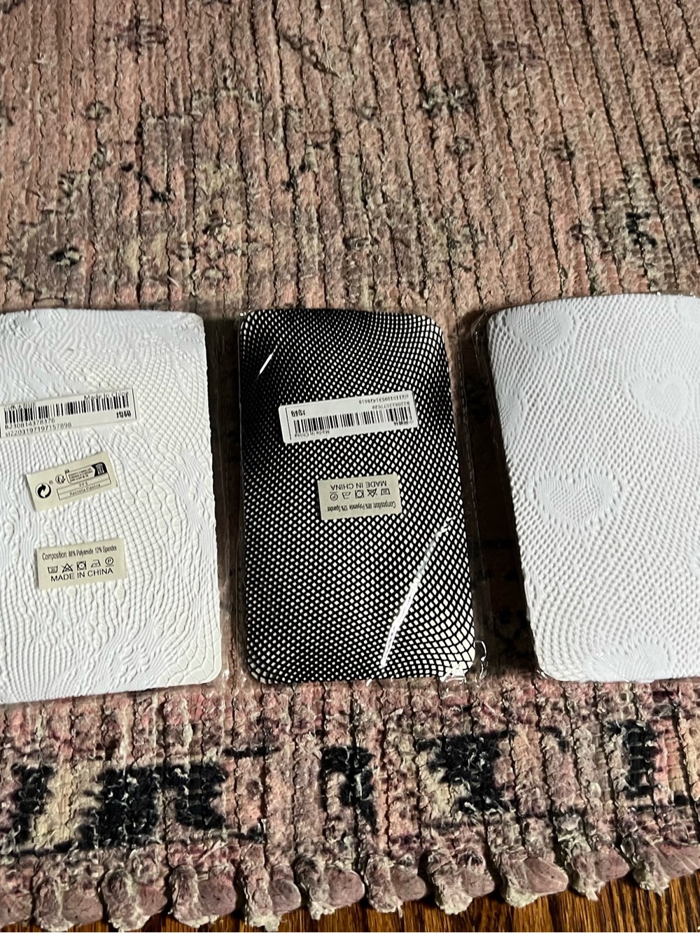 3 pairs of unopened fishnets
